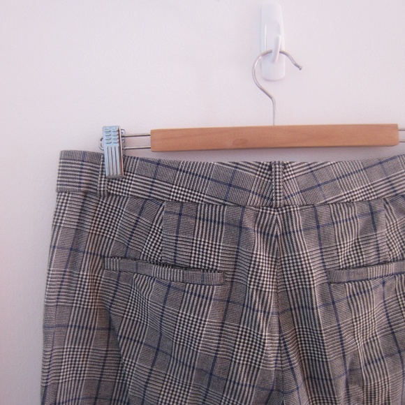 BANANA REPUBLIC 8 Plaid Houndstooth Chic Pants - Picture 4 of 5
